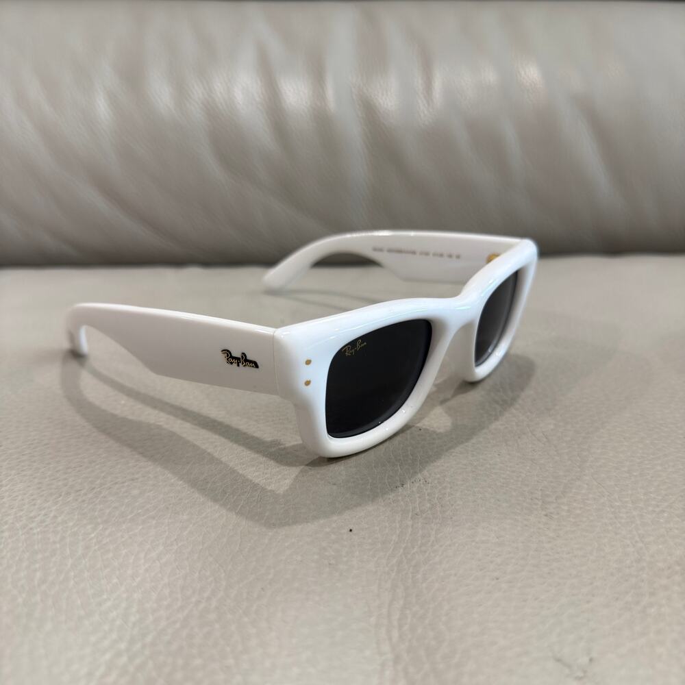 RAY-BAN x A$AP ROCKY Wayfarer Puffer Sunglasses White Black RB4940 671/87 47mm